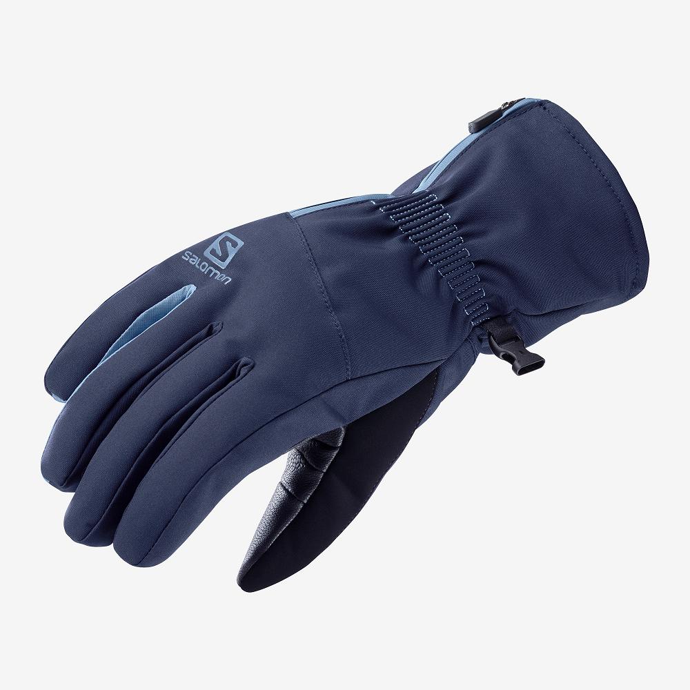 Salomon PROPELLER DRY W Guantes Mujer - Azul Marino - Colombia (79683-DVEL)